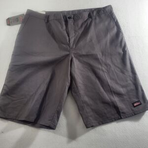Dickies Shorts Mens Sz 42 Navy Chino Flat Front Relaxed Fit Workwear Nwt
